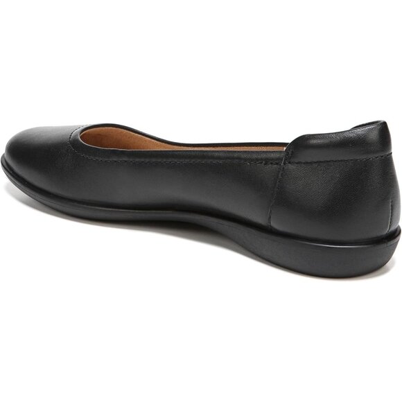 Naturalizer Women's Black Closed Rounded Toe Slip on Flexy Ballet Flat Shoes - Picture 8 of 9